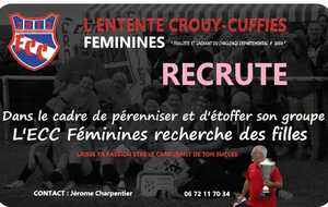 RECHERCHE JOUEUSE SAISON 2024-2025 - EQUIPE FEMININE FOOT A 8