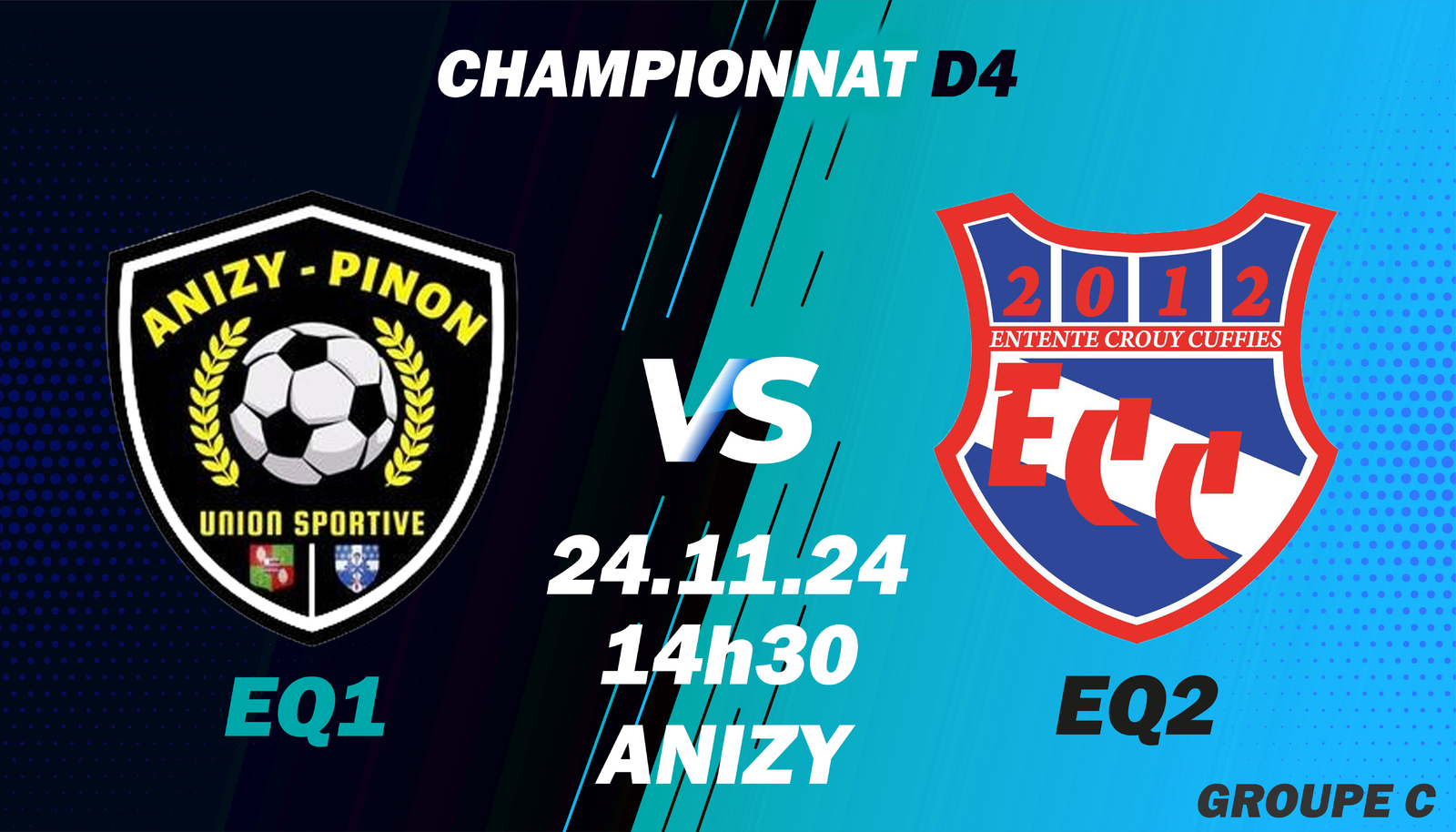 MATCH S2 - CHPT D4 - EXT - ANIZY PINON US1 VS ECC2