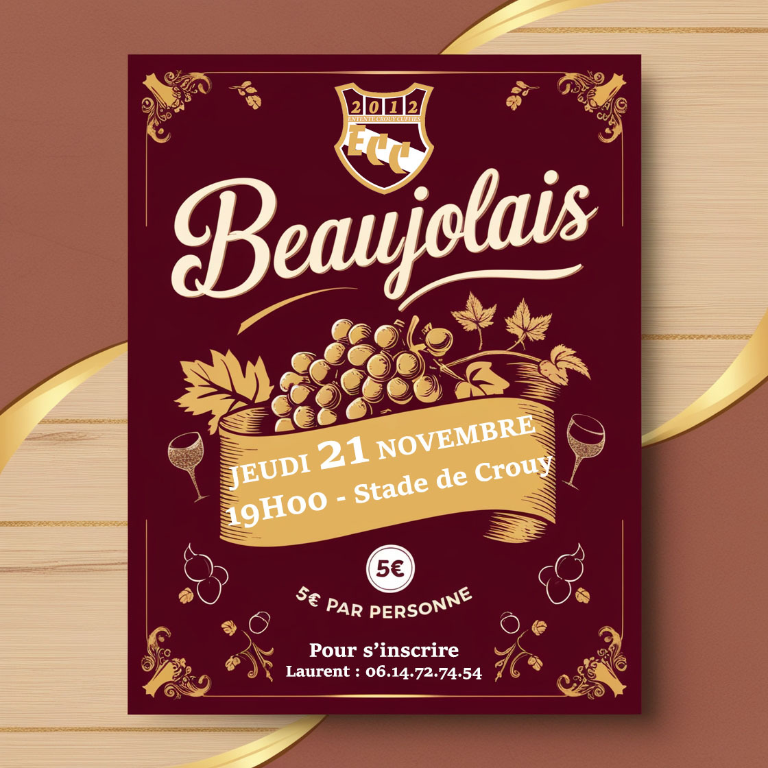 BEAUJOLAIS - 19H - STADE DE CROUY