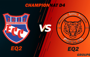 MATCH SENIOR 2 - CHAMPIONNAT D4 - ECC VS PRESLES