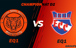 MATCH SENIOR 1 - CHAMPIONNAT D2 - PRESLES ASA VS ECC