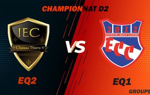 MATCH SENIOR 1 - CHAMPIONNAT D2 - CHATEAU THIERRY IEC2 VS ECC