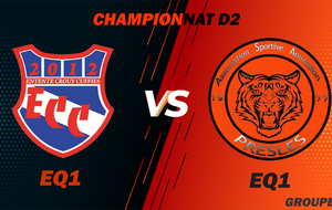 MATCH SENIOR 1 - CHAMPIONNAT D2 - ECC VS PRESLES ASA