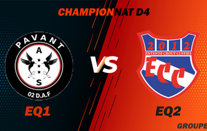 MATCH SENIOR 2 - CHAMPIONNAT D4 - PAVANT AS VS ECC