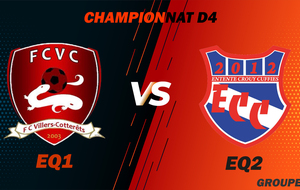 MATCH SENIOR 2 - CHAMPIONNAT D4 - VILLERS COTTERET FC VS ECC