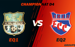 MATCH SENIOR 2 - CHAMPIONNAT D4 - BILLY SUR AISNE FC VS ECC