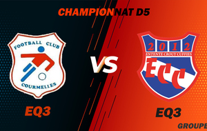 MATCH SENIOR 3 - CHAMPIONNAT D5 - COURMELLES FC3 VS ECC