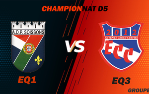 MATCH SENIOR 3 - CHAMPIONNAT D5 - A.D.PORTUGAIS SOISSONS VS ECC