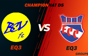 MATCH SENIOR 3 - CHAMPIONNAT D5 - BCV FC3 VS ECC