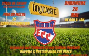 BROCANTE au STADE - DIMANCHE 28 MAI (organisé par l'ECC)