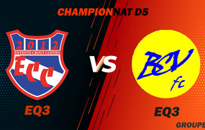 MATCH SENIOR 3 - CHAMPIONNAT D5 - ECC VS BCV FC3