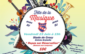 FÊTE DE LA MUSIQUE AVEC DJ AU STADE