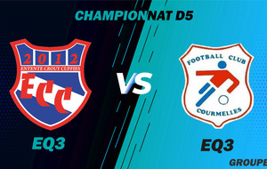 MATCH SENIOR 3 - CHAMPIONNAT D5 - DOM - ECC3 VS COURMELLES FC2