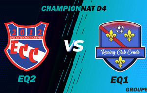 MATCH SENIOR 2 - CHAMPIONNAT D4 - DOM - ECC2 VS CONDE EN BRIE RC1