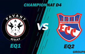 MATCH SENIOR 2 - CHAMPIONNAT D4 - EXT - PAVANT AS1 VS ECC2