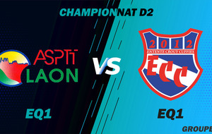 MATCH SENIOR 1 - CHAMPIONNAT D2 - EXT - LAON ASPTT1 VS ECC1