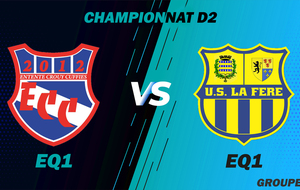 MATCH SENIOR 1 - CHAMPIONNAT D2 - DOM - ECC1 VS LA FERE US1