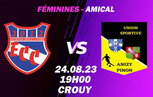 MATCH AMICAL - FÉMININES - DOM - ECC.F VS ANIZY PINON