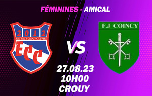 MATCH AMICAL - FÉMININES - DOM - ECC.F VS FJ COINCY