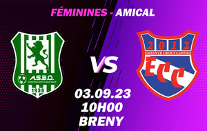 MATCH AMICAL - FÉMININES - EXT - BRENY OULCHY VS ECC.F