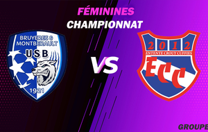 MATCH FÉMININES - CHAMPIONNAT - EXT - BRUYERES MONTBERAULT VS ECC.F