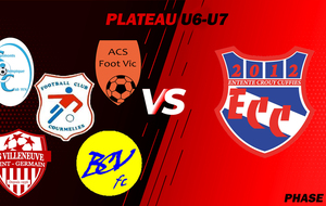 MATCH U6-U7 - PLATEAU - EXT - COURMELLES / VILLENEUVE SG / BCV / VIC SUR AISNE / BUCY SEPTMONTS VS ECC.U6-7