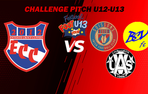 CHALLENGE PITCH U12-13 - DOM - ECC.U12-13 VS SOISSONS / BCV / VALLEE AILETTE