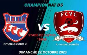 MATCH SENIOR 3 - CHAMPIONNAT D5 - DOM - ECC3 VS VILLERS COTTERETS