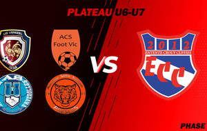 MATCH U6-U7 - PLATEAU - EXT - MILON FAVEROLLES / PRESLES / VIC SUR AISNE / VENIZEL-ACY VS ECC.U6-7