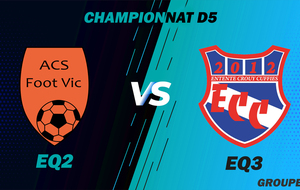 MATCH SENIOR 3 - CHAMPIONNAT D5 - EXT - VIC SUR AISNE ACSF2 VS ECC3