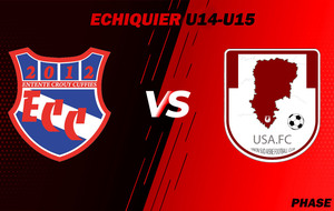 MATCH U14-U15 - ECHIQUIER - DOM - ECC.U14-15 VS UNION SUD AISNE FC