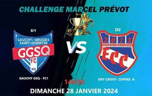 CHALLENGE MARCEL PREVOT - EXT - GAUCHY GSQ FC1 (D1) VS ECC1 (D2)