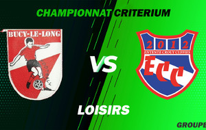 MATCH VÉTÉRANS-LOISIRS - CHAMPIONNAT CDM - EXT -  BUCY LE LONG FC3 VS ECC4