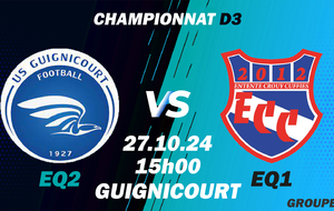 MATCH S1 - CHPT D3 - EXT - GUIGNICOURT US2 VS ECC1