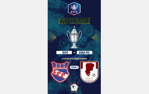 COUPE DE FRANCE - TOUR 1 - DOM - ECC (D3) VS USA FC (D4)