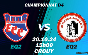 MATCH S2 - CHPT D4 - DOM - ECC2 VS AULNOIS SOUS LAON US2