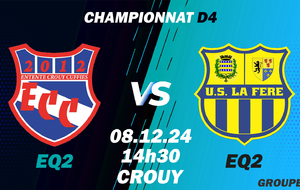 MATCH S2 - CHPT D4 - DOM - ECC2 VS LA FERE US2