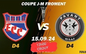 COUPE J-M FROMENT - TOUR 1 - DOM - ECC2 (D4) VS PAVANT AS1 (D4)