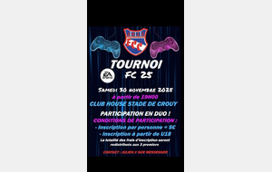 TOURNOI FC25 (FIFA) - STADE CROUY