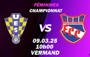 MATCH FÉMININES - D1 - EXT - VERMANT UES VS ECC.F