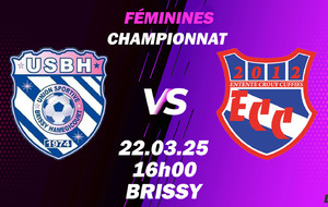 MATCH FÉMININES - D1 - EXT - BRISSY HAMEGICOURT US VS ECC.F